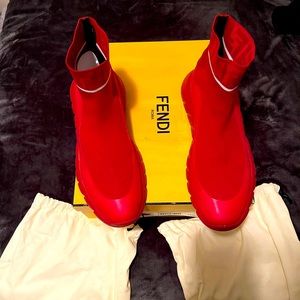 FENDI Logo Sock Runners